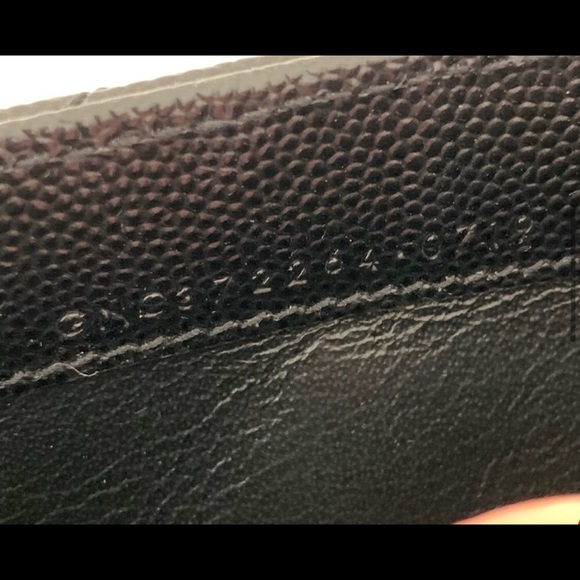 YSL Large Grain de Poudre Leather Flap Wallet - Picture 5 of 13